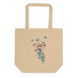 Tote Bag coton bio - butterfly