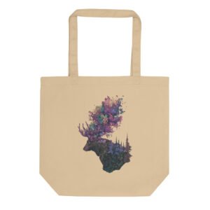 Tote Bag coton bio - deer