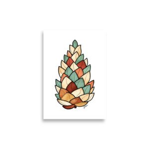 Petit poster - Dreamy Pine Cone