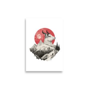 Petit poster - Mountain goat