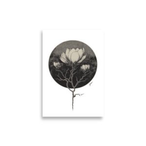 Petit poster - Dark flower