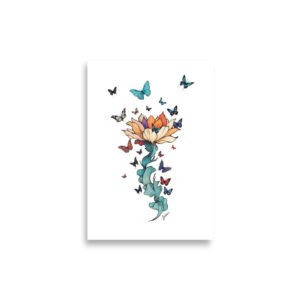 Petit poster - butterfly