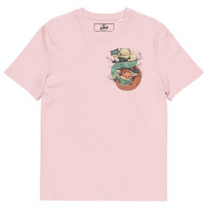 T-shirt unisexe coton bio - Cuddling fox