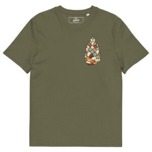 T-shirt unisexe coton bio - Dreamy Pine Cone