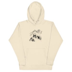 Sweat à Capuche Unisexe - black bear
