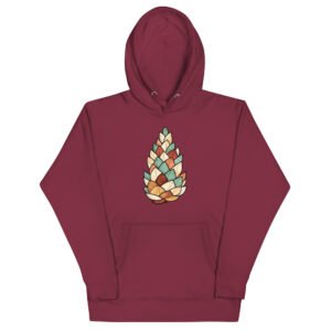 Sweat à Capuche Unisexe - Dreamy Pine Cone