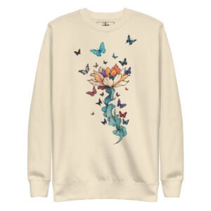 Sweatshirt unisex - butterfly