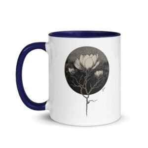 Mug couleur - Dark flower