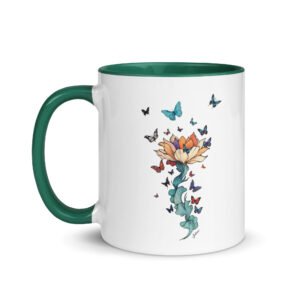 Mug couleur - butterfly