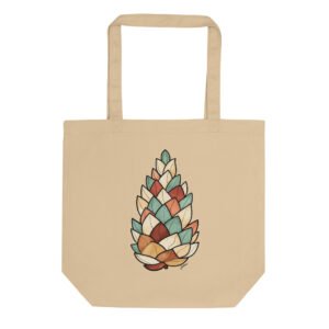 Tote Bag coton bio - Dreamy Pine Cone