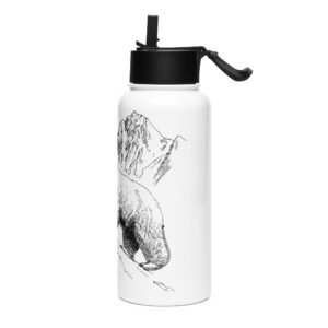 Gourde avec paille - black bear – Image 3
