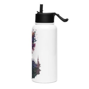 Gourde avec paille - cerf – Image 3