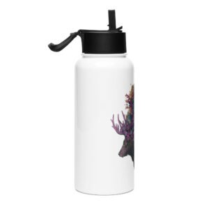 Gourde avec paille - cerf – Image 4