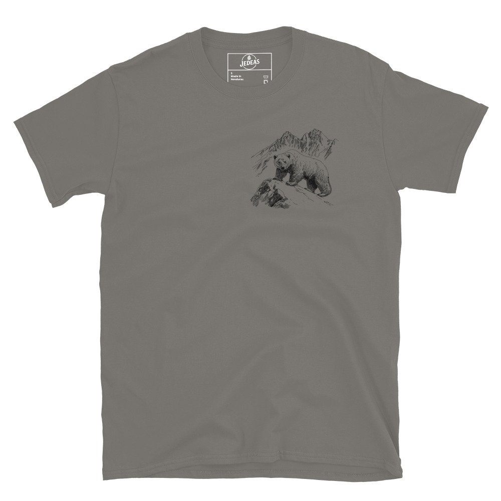 T-shirt unisex - black bear – Image 1
