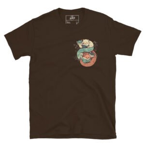 T-shirt unisex - Cuddling fox