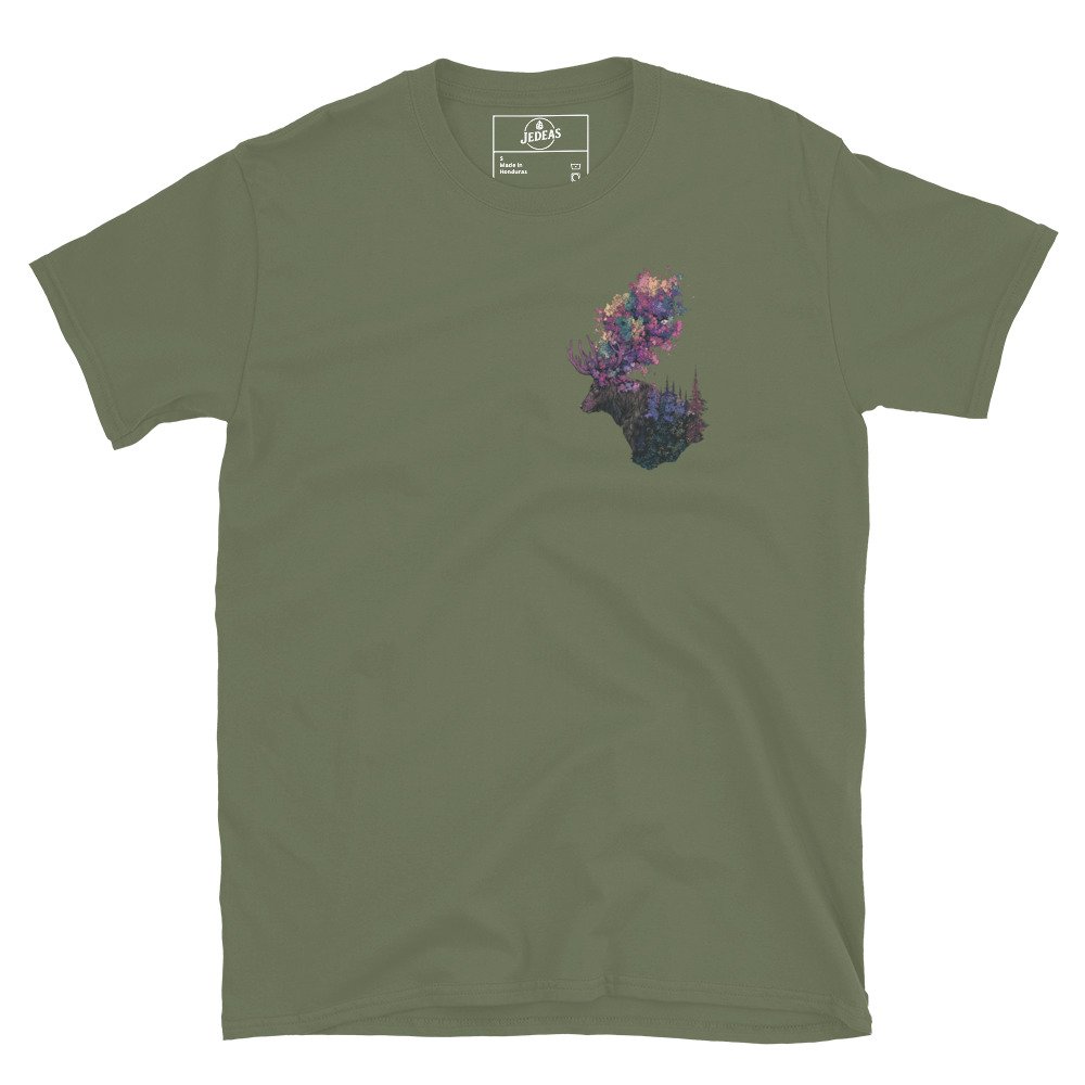 T-shirt unisex - cerf – Image 5