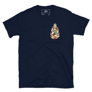 T-shirt unisex - Dreamy Pine Cone – Image 4