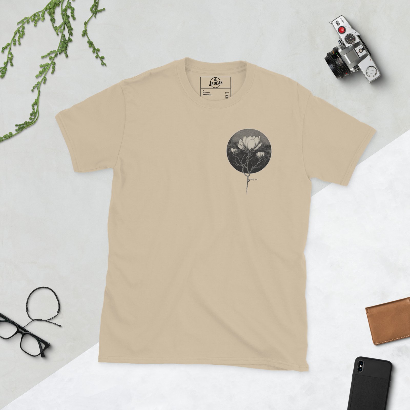 T-shirt unisex - Dark flower – Image 12