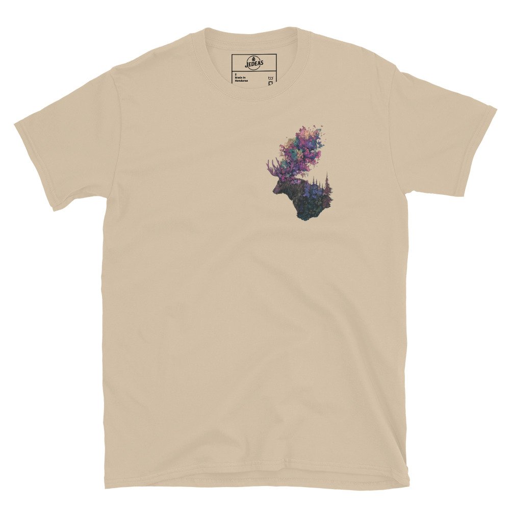 T-shirt unisex - cerf – Image 7