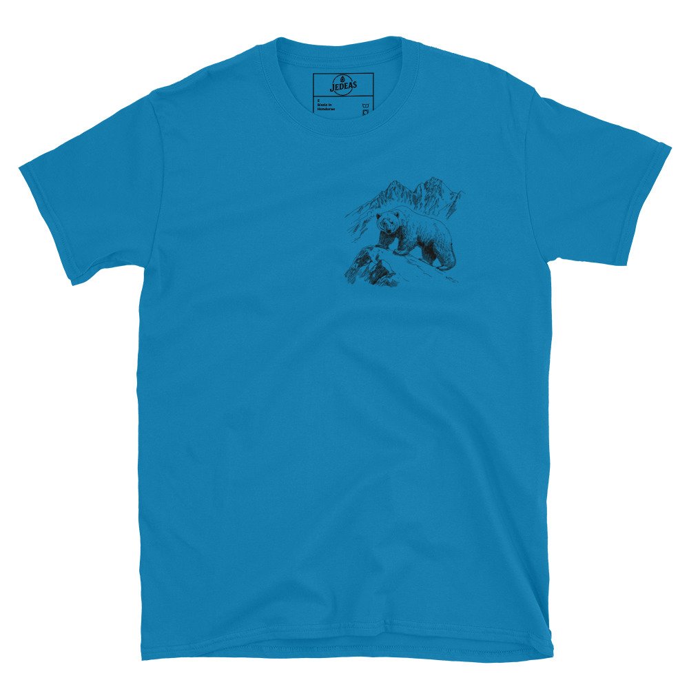 T-shirt unisex - black bear – Image 2