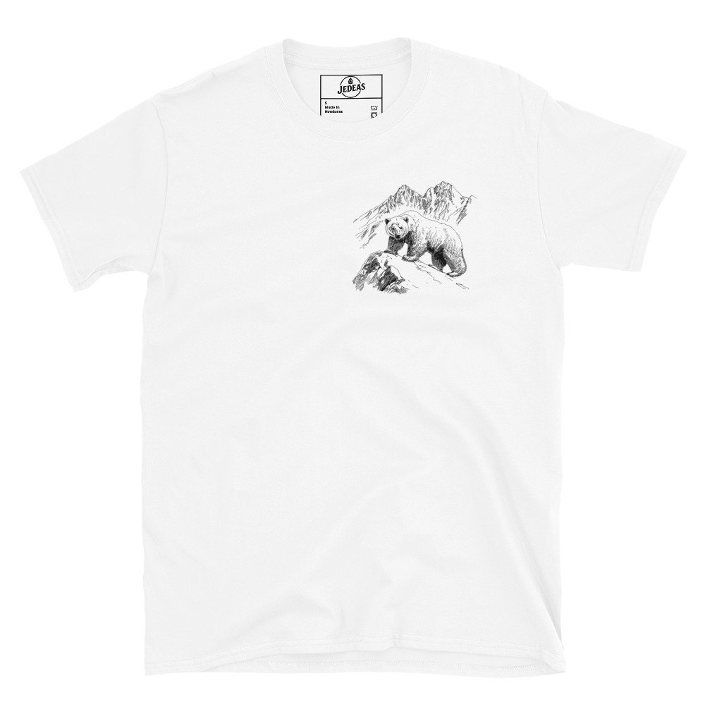 T-shirt unisex - black bear – Image 17