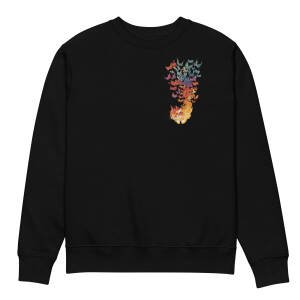 sweatshirt unisex coton bio - Magic cat