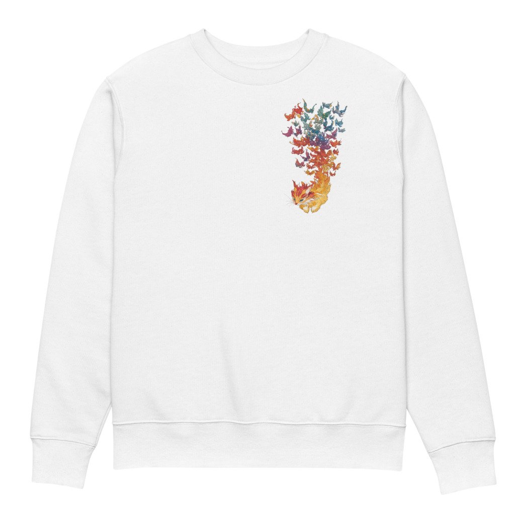 sweatshirt unisex coton bio - Magic cat