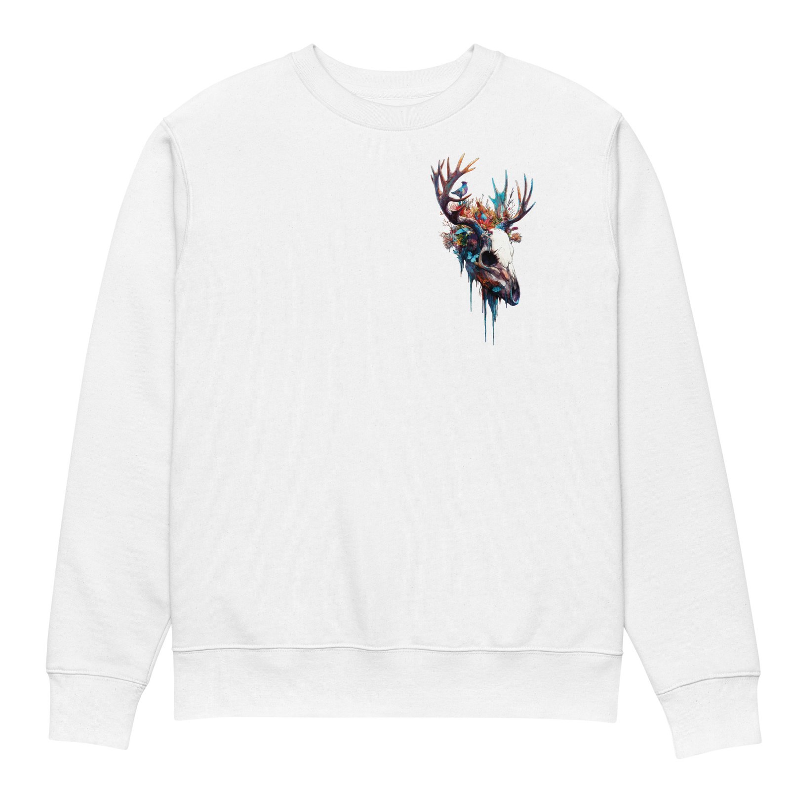 sweatshirt unisex coton bio - Dreamy skull – Image 1