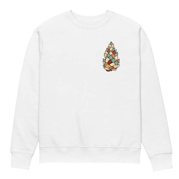 sweatshirt unisex coton bio - Dreamy Pine Cone