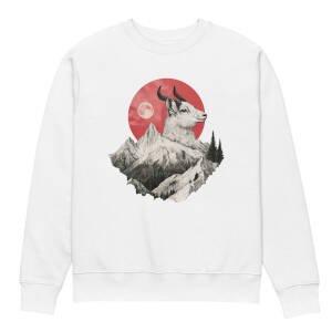 sweatshirt unisex coton bio - mountain goat – Image 5