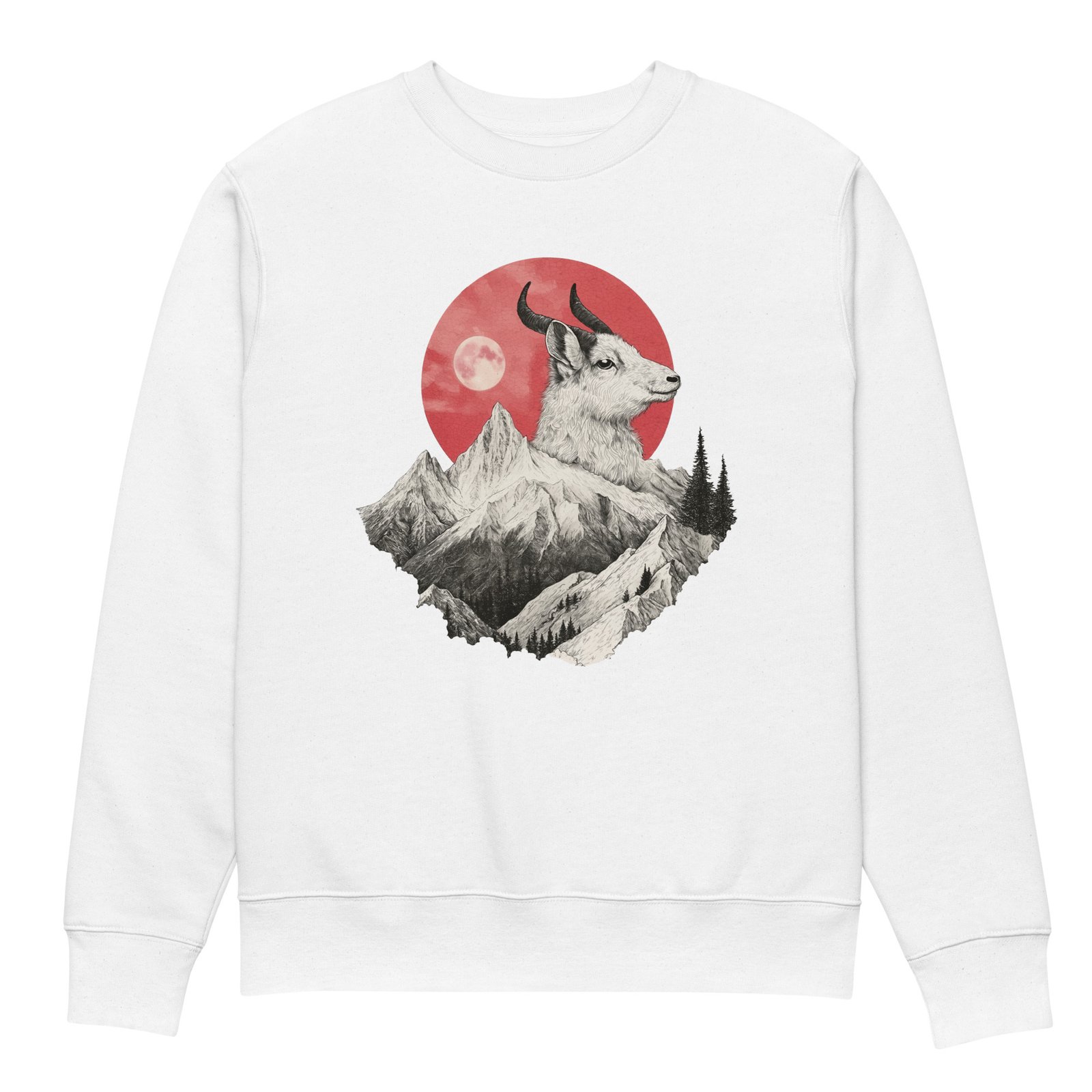 sweatshirt unisex coton bio - mountain goat – Image 5