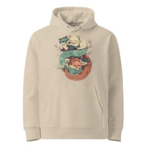 Sweat unisex coton bio - Cuddling fox