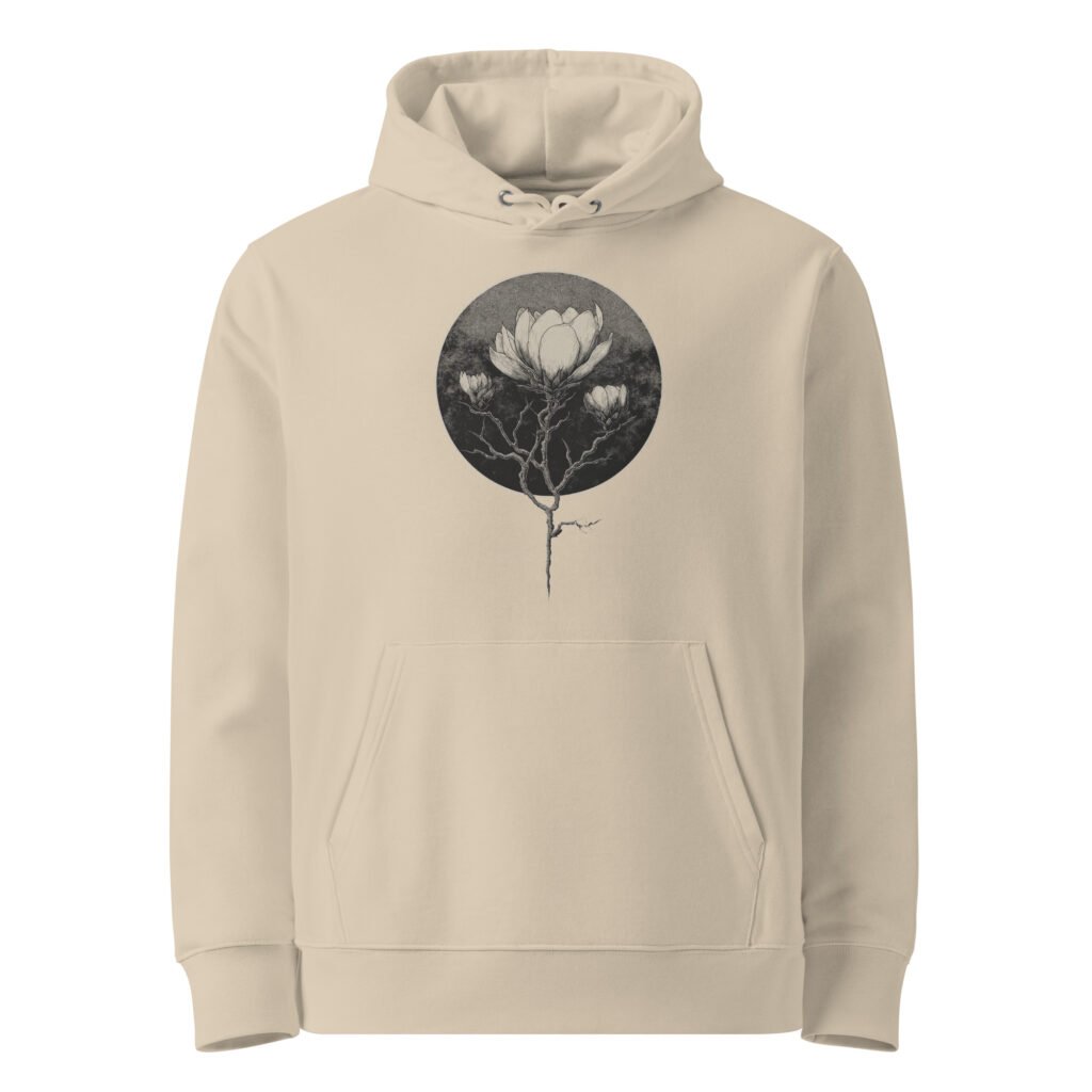 Sweat unisex coton bio - Dark flower
