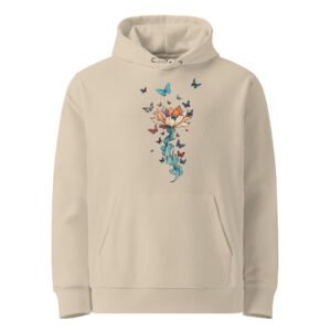 Sweat unisex coton bio - papillon – Image 2