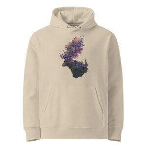 Sweat unisex coton bio - cerf