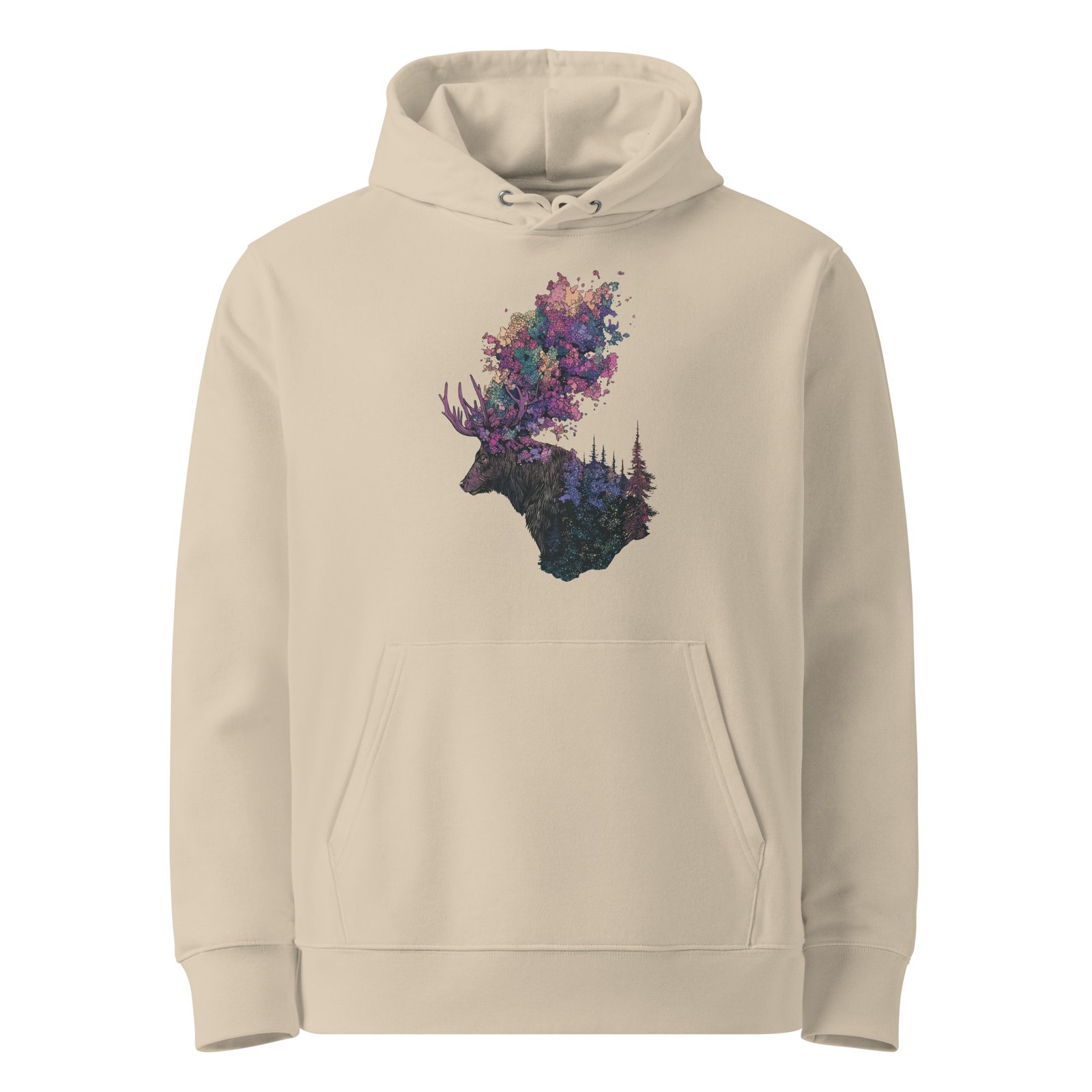 Sweat unisex coton bio - cerf – Image 1