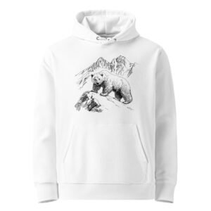 Sweat unisex coton bio - black bear