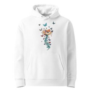Sweat unisex coton bio - papillon