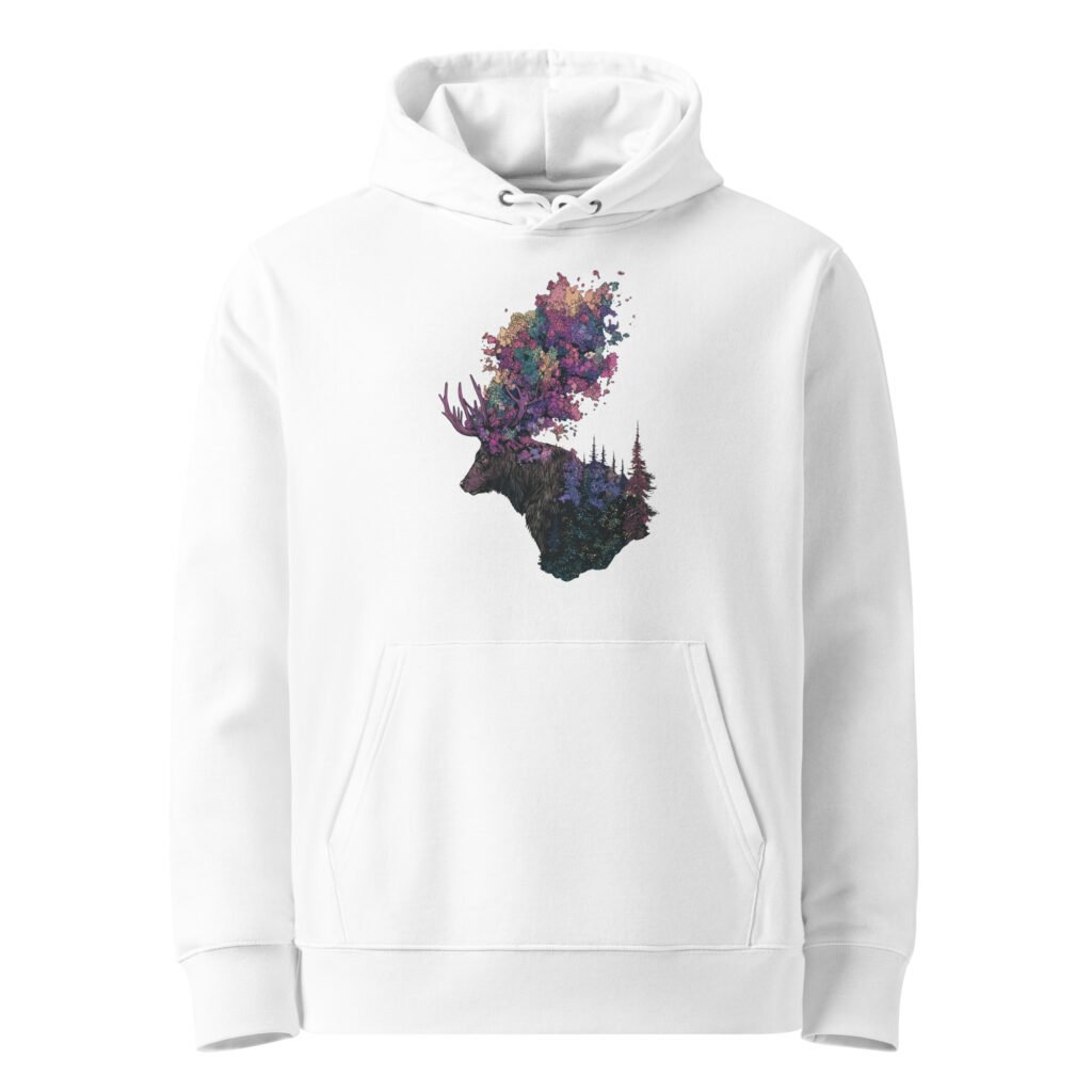 Sweat unisex coton bio - cerf
