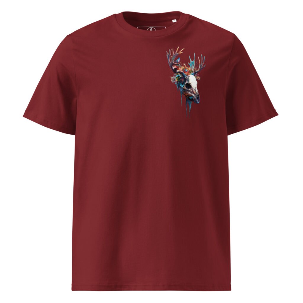 T-shirt unisex coton bio - Dreamy skull