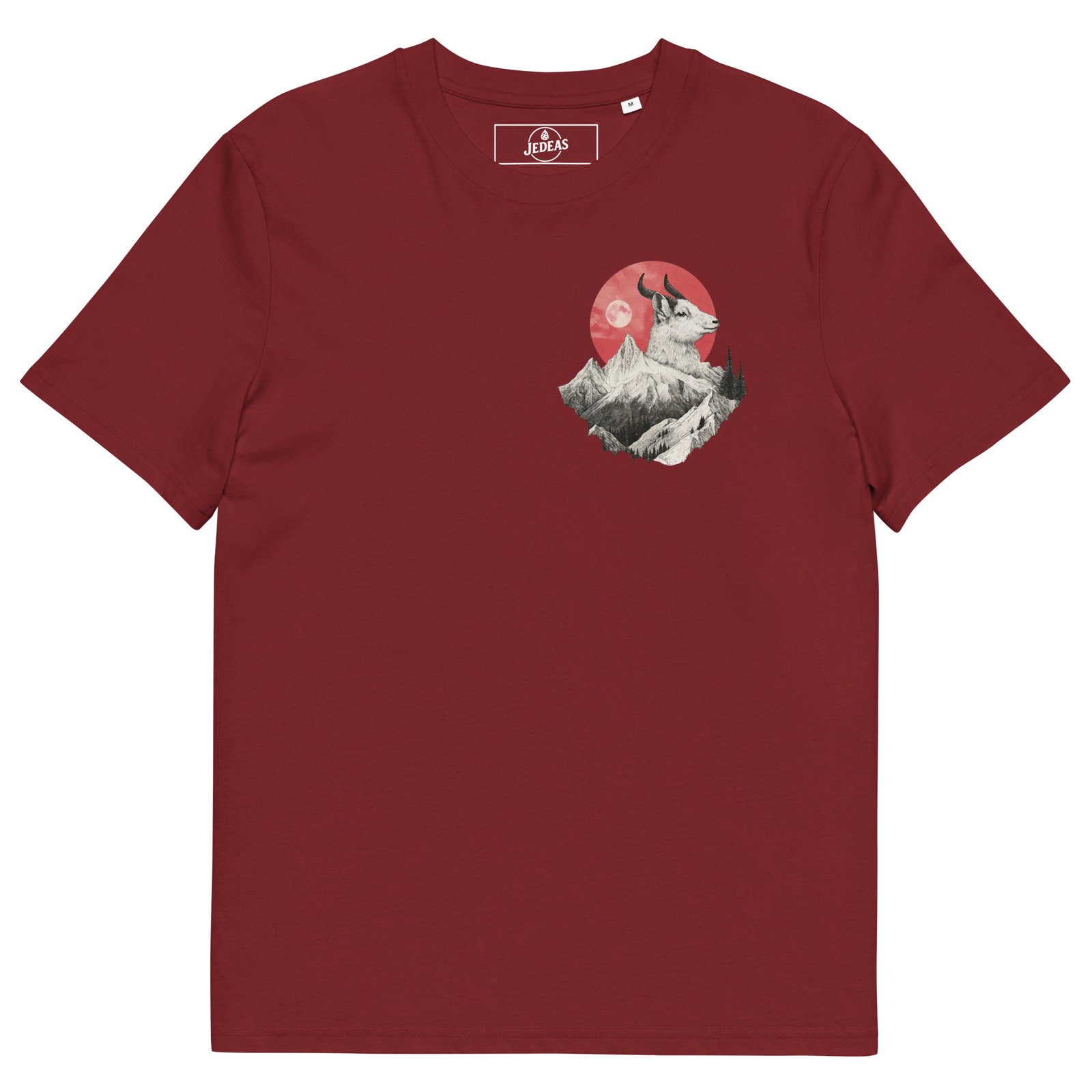 T-shirt unisex coton bio - Mountain goat – Image 5