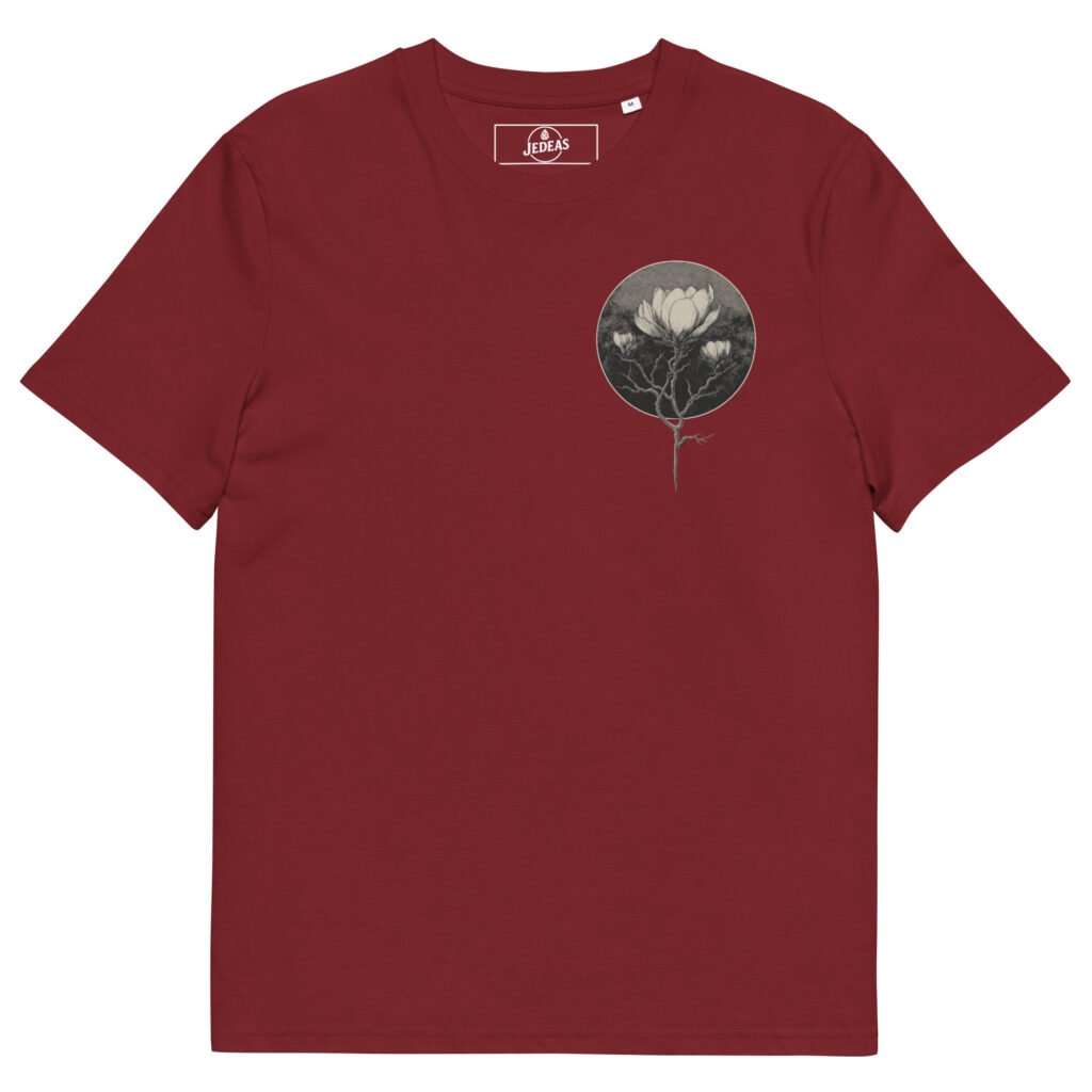 T-shirt unisex coton bio - Dark flower