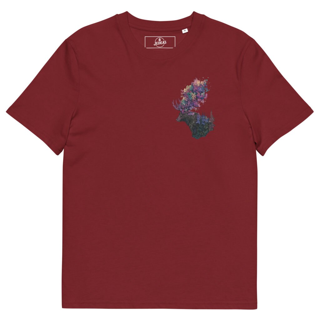 T-shirt unisex coton bio - cerf