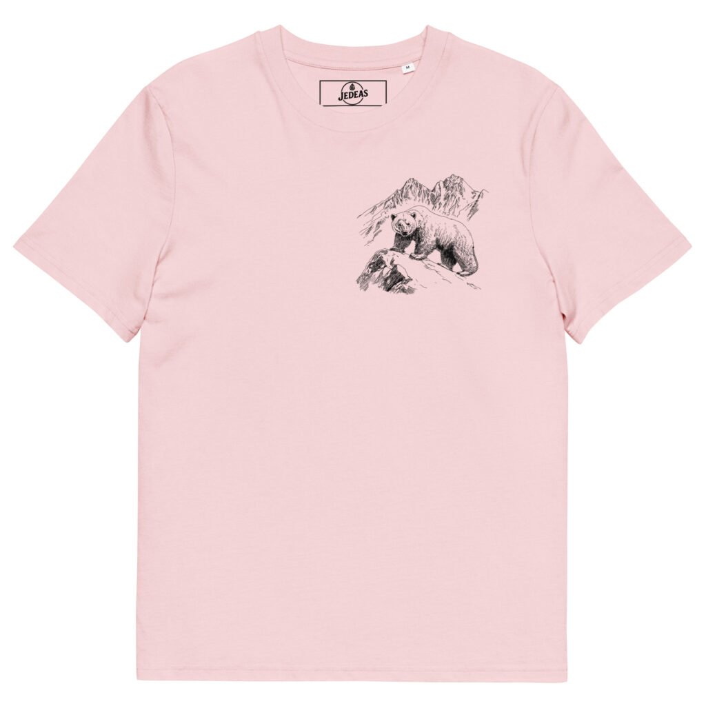 T-shirt unisex coton bio - black bear