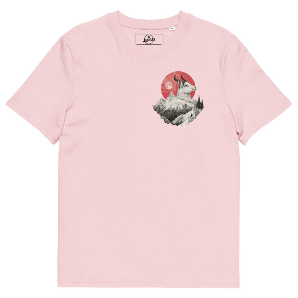 T-shirt unisex coton bio - Mountain goat