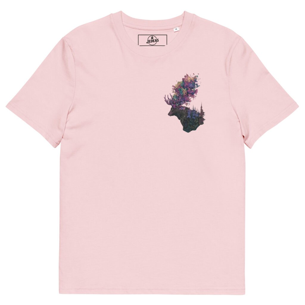 T-shirt unisex coton bio - cerf