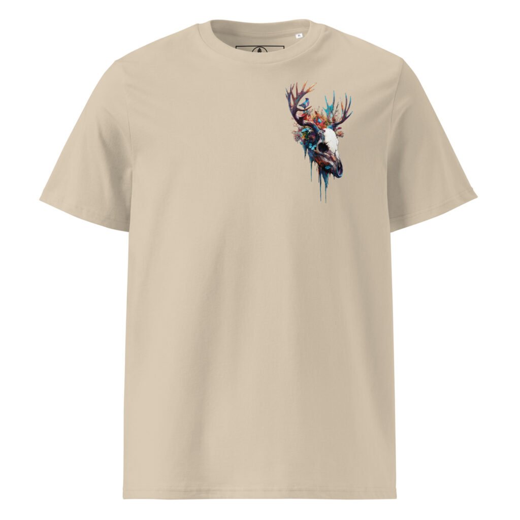 T-shirt unisex coton bio - Dreamy skull