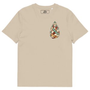 T-shirt unisex coton bio - Dreamy Pine Cone – Image 9