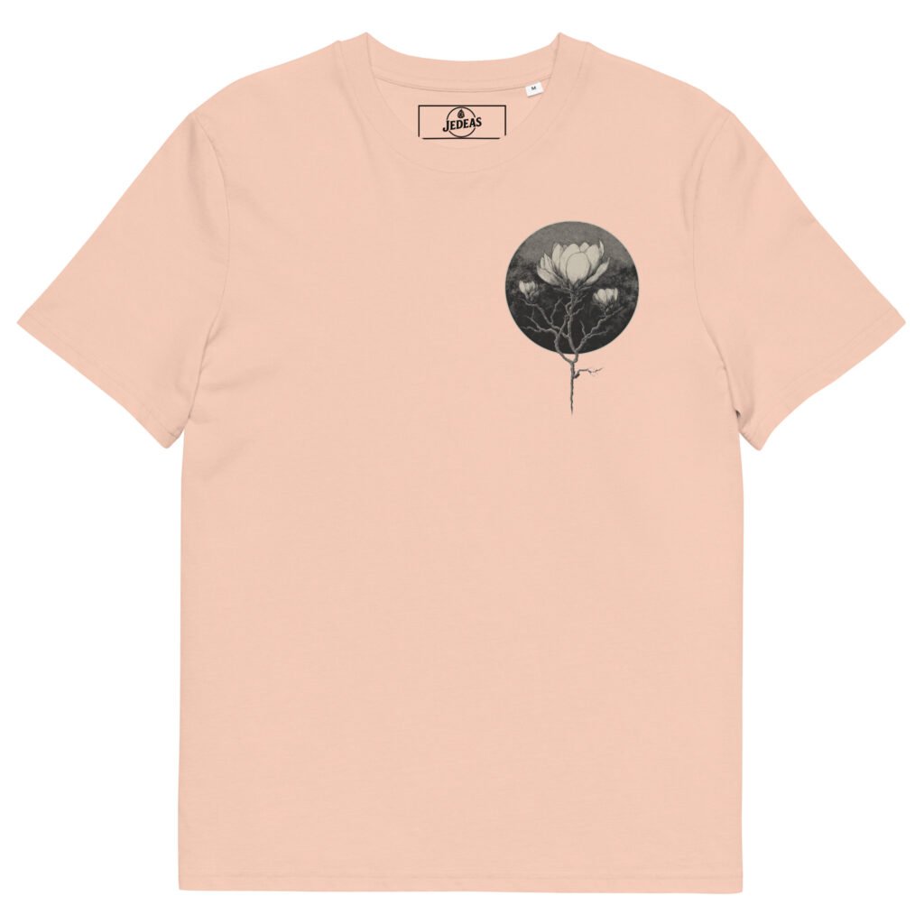 T-shirt unisex coton bio - Dark flower
