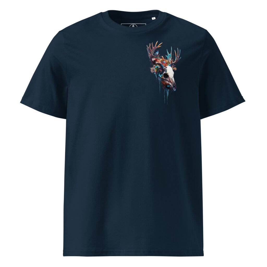 T-shirt unisex coton bio - Dreamy skull